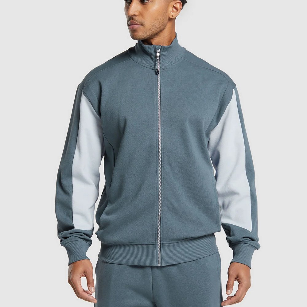 High Quality Sweatsuit Jogging Zipper Cargo Jersey Track Jacket