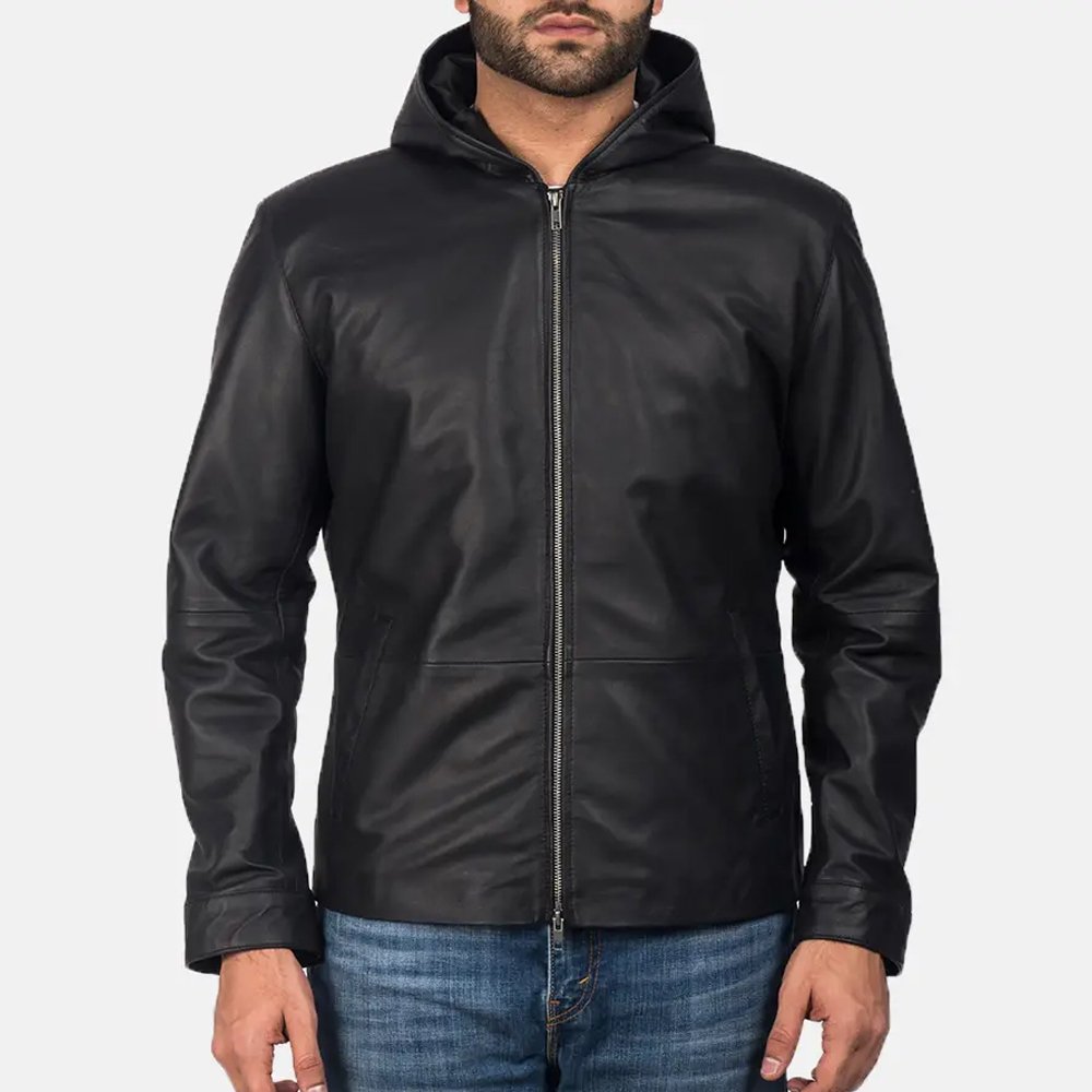 Hooded Leather Jackets